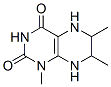 2,4(1H,3H)-Pteridinedione, 5,6,7,8-tetrahydro-1,6,7-trimethyl- (9CI) CAS#: 741613-87-6
