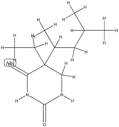 2,4(1H,3H)-Pyrimidinedione,5-(1,3-dimethylbutyl)-5-ethyldihydro-(9CI) CAS#: 741612-55-5