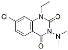 2,4(1H,3H)-Quinazolinedione, 7-chloro-3-(dimethylamino)-1-ethyl- CAS#: 75906-82-0