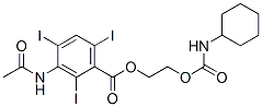 2,4,6-triiodo-3-acetamidobenzoic acid (N-cyclohexylcarbamyloxy)ethyl ester CAS#: 78969-69-4