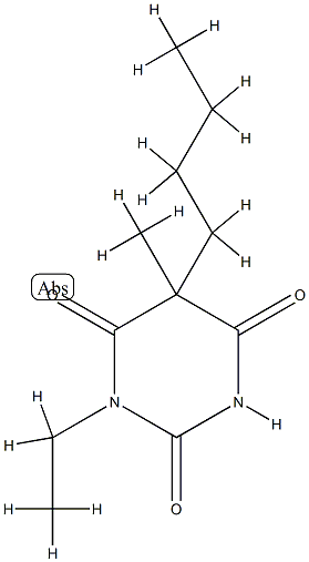 2,4,6(1H,3H,5H)-Pyrimidinetrione,5-butyl-1-ethyl-5-methyl-(9CI) CAS#: 784987-86-6