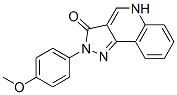 2,5-dihydro-2-(4-methoxyphenyl)-3H-pyrazolo(4,3-c)quinolin-3-one CAS#: 77779-50-1