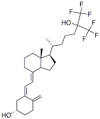25-hydroxy-26,26,26,27,27,27-hexafluorovitamin D3 CAS#: 75303-43-4