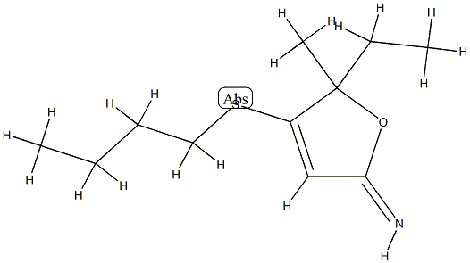 2(5H)-Furanimine,4-(butylthio)-5-ethyl-5-methyl-(9CI) CAS#: 778547-78-7