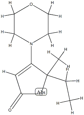 2(5H)-Furanone,5-ethyl-5-methyl-4-(4-morpholinyl)-(9CI) CAS#: 760191-41-1