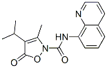 2(5H)-Isoxazolecarboxamide, 3-methyl-4-(1-methylethyl)-5-oxo-N-8-quinolinyl- CAS#: 706803-58-9