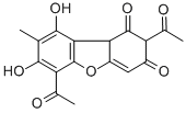 2,6-Diacetyl-7,9-dihydroxy-8-methyldibenzofuran-1,3(2H,9bH)-dione CAS#: 73927-68-1