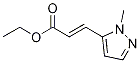 (2E)-3-(1-methyl-1H-pyrazol-5-yl)-2-Propenoic acid ethyl ester CAS#: 796845-48-2