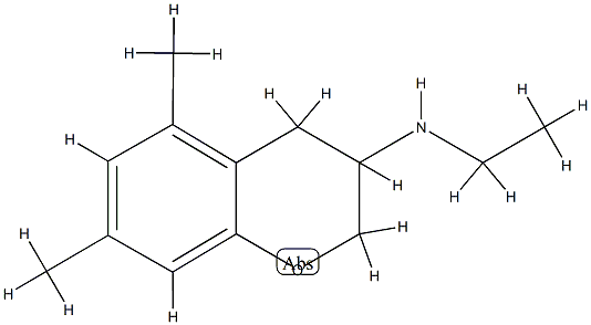 2H-1-Benzopyran-3-amine,N-ethyl-3,4-dihydro-5,7-dimethyl-(9CI) CAS#: 783243-55-0