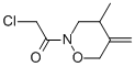 2H-1,2-Oxazine, 2-(chloroacetyl)tetrahydro-4-methyl-5-methylene- (9CI) CAS#: 74776-49-1