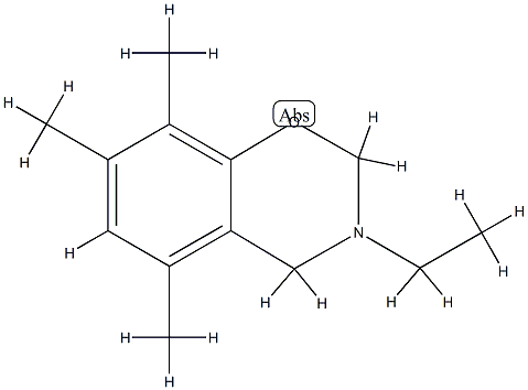 2H-1,3-Benzoxazine,3-ethyl-3,4-dihydro-5,7,8-trimethyl-(9CI) CAS#: 760124-28-5
