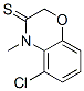 2H-1,4-Benzoxazine-3(4H)-thione, 5-chloro-4-methyl- CAS#: 73500-72-8