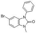 2H-Benzimidazol-2-one, 1,3-dihydro-5-bromo-1-methyl-3-phenyl- CAS#: 79759-43-6