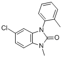 2H-Benzimidazol-2-one, 1,3-dihydro-5-chloro-3-(2-methylphenyl)-1-methy l- CAS#: 79759-72-1