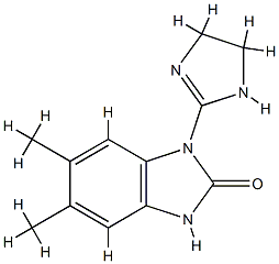 2H-Benzimidazol-2-one,1-(4,5-dihydro-1H-imidazol-2-yl)-1,3-dihydro-5,6-dimethyl-(9CI) CAS#: 791729-22-1