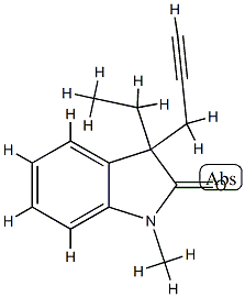 2H-Indol-2-one,3-ethyl-1,3-dihydro-1-methyl-3-(2-propynyl)-(9CI) CAS#: 797051-81-1