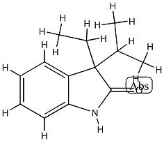 2H-Indol-2-one,3-ethyl-1,3-dihydro-3-(1-methylethyl)-(9CI) CAS#: 797052-01-8