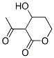 2H-Pyran-2-one, 3-acetyltetrahydro-4-hydroxy- (9CI) CAS#: 77931-66-9