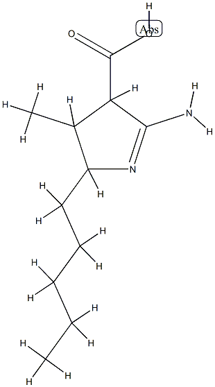 2H-Pyrrole-4-carboxylicacid,5-amino-3,4-dihydro-3-methyl-2-pentyl-(9CI) CAS#: 790638-56-1