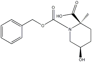 (2R,5R)-5-Hydroxy-1,2-piperidinedicarboxylic acid 2-methyl 1-benzyl ester CAS#: 797801-68-4