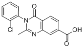 3-(2-Chlorophenyl)-2-methyl-4-oxo-3,4-dihydro-7-quinazolinecarboxylic acid CAS#: 74101-54-5