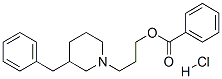 3-(3-benzyl-1-piperidyl)propyl benzoate hydrochloride CAS#: 78219-42-8