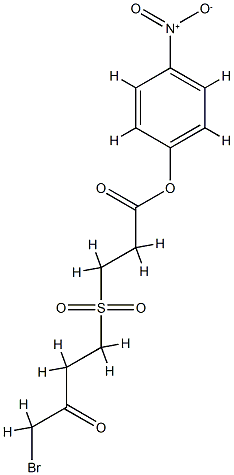 3-(4-bromo-3-oxobutanesulfonyl)-1-propionic acid 4-nitrophenyl ester CAS#: 76785-49-4