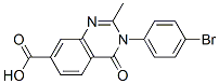3-(4-bromophenyl)-2-methyl-4-oxo-quinazoline-7-carboxylic acid CAS#: 74101-57-8