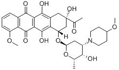 3'-(4-methoxy-1-piperidinyl)-3'-deaminodaunorubicin CAS#: 79867-76-8