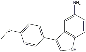 3-(4-methoxyphenyl)-1H-indol-5-amine CAS#: 770701-75-2