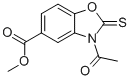 3-ACETYL-2,3-DIHYDRO-2-THIOXO-5-BENZOXAZOLECARBOXYLIC ACID METHYL ESTER CAS#: 72730-41-7