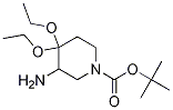3-Amino-4,4-diethoxypiperidine-1-carboxylic acid tert-butyl ester CAS#: 796062-33-4