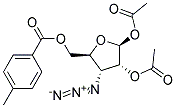 3-Azido-1,2-di-O-acetyl-5-O-(4-methylbenzoyl)-3-deoxy-beta-D-ribofuranose CAS#: 75096-64-9