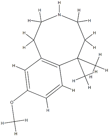 3-Benzazocine,1,2,3,4,5,6-hexahydro-9-methoxy-6,6-dimethyl-(9CI) CAS#: 791724-98-6