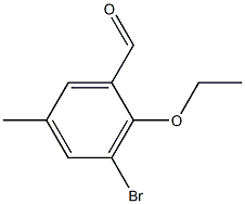 3-Bromo-2-ethoxy-5-methylbenzaldehyde CAS#: 708272-19-9