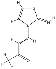 3-Buten-2-one,4-(2-imino-3(2H)-thiazolyl)-(9CI) CAS#: 784987-01-5