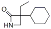 3-Cyclohexyl-3-ethylazetidin-2-one CAS#: 73855-96-6