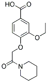 3-ETHOXY-4-(2-OXO-2-PIPERIDIN-1-YLETHOXY)BENZOIC ACID CAS#: 731826-96-3