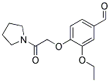 3-ETHOXY-4-(2-OXO-2-PYRROLIDIN-1-YL-ETHOXY)-BENZALDEHYDE CAS#: 713503-37-8