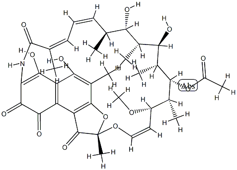 3-Hydroxy-1,4-dideoxy-1,4-dihydro-1,4-dioxorifamycin CAS#: 75922-14-4