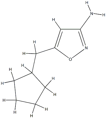 3-Isoxazolamine,5-(cyclopentylmethyl)-(9CI) CAS#: 794566-73-7