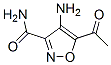 3-Isoxazolecarboxamide, 5-acetyl-4-amino- (9CI) CAS#: 76390-73-3