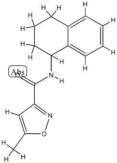 3-Isoxazolecarboxamide,5-methyl-N-(1,2,3,4-tetrahydro-1-naphthalenyl)-(9CI) CAS#: 717860-27-0