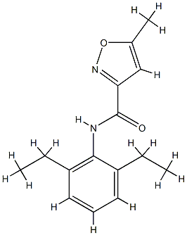 3-Isoxazolecarboxamide,N-(2,6-diethylphenyl)-5-methyl-(9CI) CAS#: 717856-60-5