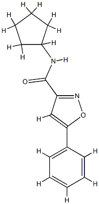 3-Isoxazolecarboxamide,N-cyclopentyl-5-phenyl-(9CI) CAS#: 725697-80-3