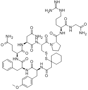 3-MERCAPTO-3-METHYL-BUTYRYL-TYR(ME)-PHE-GLN-ASN-CYS-PRO-ARG-GLY-NH2 CAS#: 73168-24-8