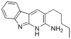 3-Pentyl-1H-pyrido(2,3-b)indol-2-amine CAS#: 79801-92-6