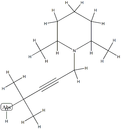 3-Pentyn-2-ol,5-(2,6-dimethyl-1-piperidinyl)-2-methyl-(9CI) CAS#: 785770-86-7
