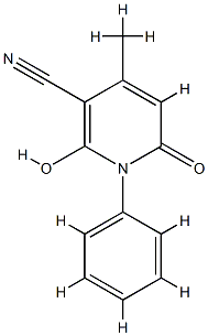3-Pyridinecarbonitrile,1,6-dihydro-2-hydroxy-4-methyl-6-oxo-1-phenyl-(9CI) CAS#: 780706-23-2