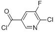 3-Pyridinecarbonylchloride,6-chloro-5-fluoro-(9CI) CAS#: 78686-85-8